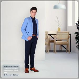 کت آبی لنین مردانه کد 4-30049