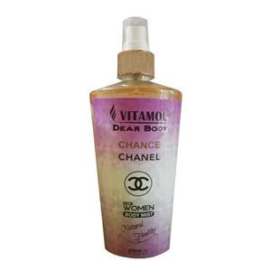 اسپری خوشبو کننده بدن زنانه ویتامول مدل Chanel Coco Mademoiselle حجم 250 میلی لیتر Vitamol Body Splash For Women 250ml 