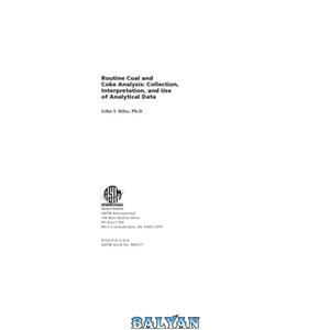 دانلود کتاب Manual 57 Routine Coal and Coke Analysis: Collection, Interpretation, and Use of Analytical Data