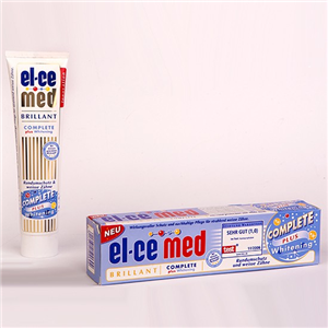 خمیر دندان کامل با سفید کننده ال سی مد el Ce med Compelete whitening Plus 