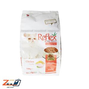 غذای خشک بچه گربه رفلکس باطعم مرغ  ۱۵ کیلویی 