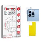 محافظ پشت گوشی ریکو مدل Glass FLL مناسب برای گوشی موبایل اپل iPhone 11 Pro Max به همراه محافظ لنز دوربین – بی رنگ شفاف