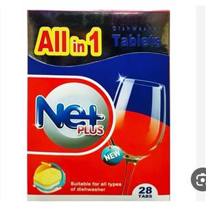 قرص ماشین ظرفشویی نت پلاس Net Plus بسته 28 عددی