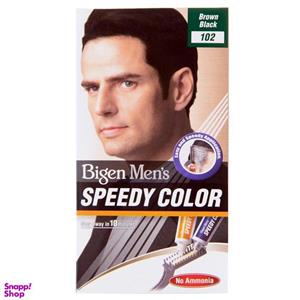 کیت رنگ مو بیگن سری Speedy Colour شماره 102 حجم 40 میلی لیتر رنگ مشکی قهوه ای