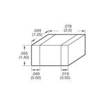 خازن 82pF SMD پکیج 0805