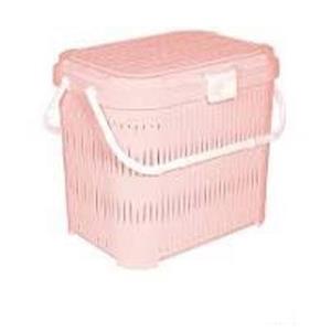 سبد پیک نیک درب دار بلند بامبو لیمون الوان مدل 154835