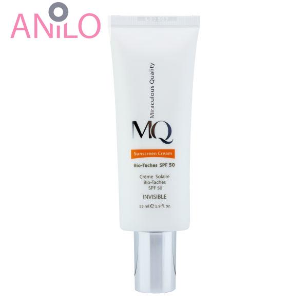 کرم ضد افتاب ضدلک SPF50 بژ روشن ام کیو MQ