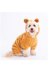 پاستار کوالا قهوه ای نژاد کوچک لباس سرهمی مخصوص سگ گربه K2390 