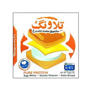 ساندویچ سفیده تخم مرغ 170 گرمی تلاویچ تلاونگ