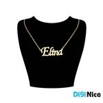 گردنبند طلا 18 عیار طرح Elina الینا (کد DN-P2601)