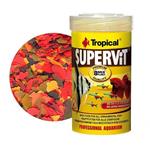 غذای ماهی پولکی سوپر ویت تروپیکال Supervit Flakes وزن 250 میلی لیتر