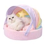 تشک و تخت گربه مدل بالشتک رنگین کمانی قابل شستشو برند WYUE