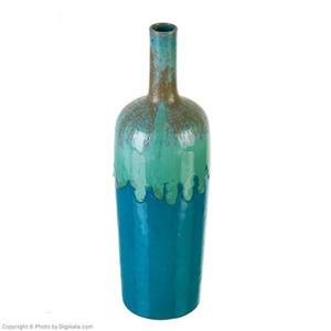 گلدان کارگاه خاکاب مدل تک شاخه ای طرح بطری Khakab Studio Single Branch Bottle Vase Code 22