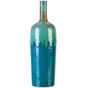 گلدان کارگاه خاکاب مدل تک شاخه ای طرح بطری Khakab Studio Single Branch Bottle Vase Code 22