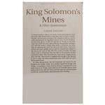 کتاب King Solomons Mines and Allan Quatermain اثر H. Rider Haggard انتشارات Wordsworth