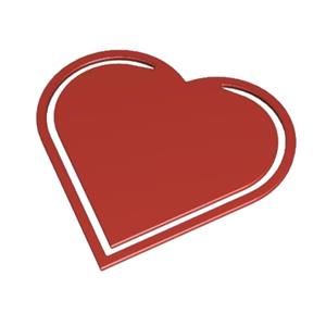 نشانگر کتاب مدل قلب بسته 3 عددی