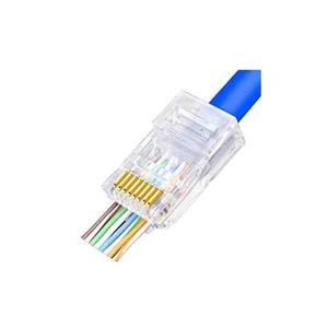 سوکت شبکه PKS CAT6 UTP میان گذر ته باز OPEN END