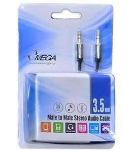 کابل 1 به 1 صدا استریو 3.5 میلی متر (AUX) امگا