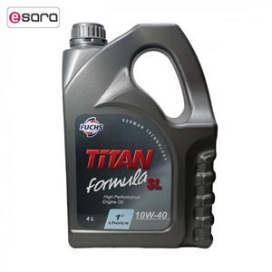 روغن موتور خودرو فوکس مدل Titan 10w 40 Formulal SL حجم لیتر 