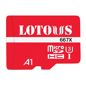 کارت حافظه‌ microSDHC لوتوس استاندارد U3 A1 مدل 667X ظرفیت 64 گیگابایت