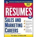 کتاب Resumes for Sales and Marketing Careers with Sample Cover Letters  اثر The Editors of McGraw-Hill انتشارات McGraw-Hill