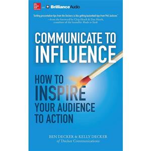 کتاب Communicate to Influence اثر جمعی از نویسندگان انتشارات McGraw-Hill Education on Brilliance 