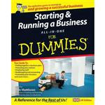 کتاب Starting a Business All-in-One for Dummies Paperback اثر Colin Barrow and Liz Barclay انتشارات John Wiley & Sons