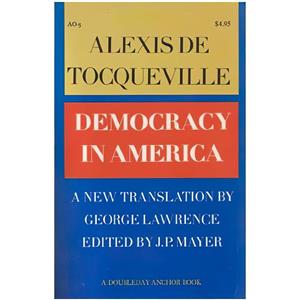 کتاب Democracy in America اثر Alexis de Tocqueville انتشارات Anchor 