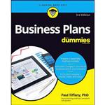 کتاب Business Plans For Dummies اثر Paul Tiffany and Steven D. Peterson انتشارات تازه‌ها