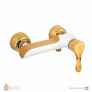 شیر توالت کیان مدل آرنیکا طلایی سفید
