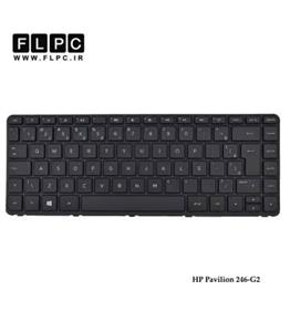 کیبورد لپ تاپ اچ پی HP Pavilion 246-G2 مشکی -بافریم