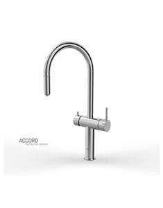 شیر ظرفشویی دو منظوره کسری مدل آکورد کروم