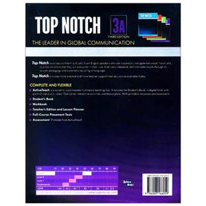 کتاب  top notch 3a اثر JOAN SASLOW & ALLEN ASCHER انتشارات زبان مهر