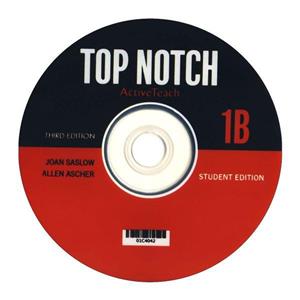 کتاب top notch 1b اثر JOAN SASLOW & ALLEN ASCHER انتشارات زبان مهر