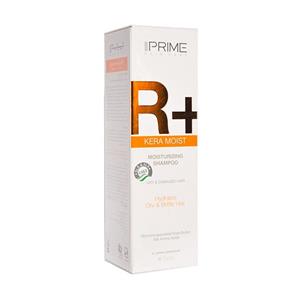 شامپو موهای آسیب دیده پریم مدل R+ Kera Moist حجم 250 میلی لیتر
