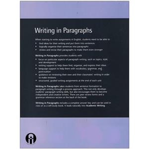 کتاب  Writing in Paragraphs اثر جمعی از نویسندگان انتشارات الوندپویان