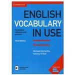 کتاب English Vocabulary In Use Elementary اثر Michael Mccarthy انتشارات کمبریدج