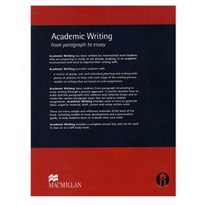 کتاب  Academic Writing From Paragraph to Essay اثر جمعی از نویسندگان انتشارات الوندپویان