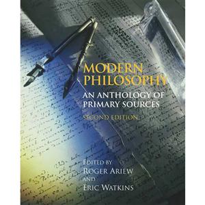 کتاب Modern Philosophy اثر Roger Ariew and Eric Watkins انتشارات Hackett Publishing