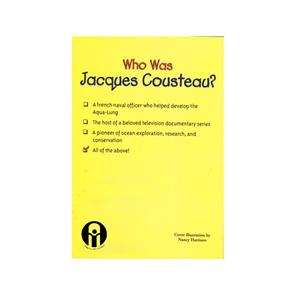 کتاب Who Was Jacques Cousteau اثر Nico Medina انتشارات الوندپویان