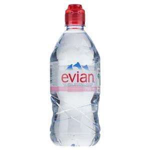 اب معدنی طبیعی اویان حجم 750 میلی لیتر Evian Natural Mineral Water 750ml 