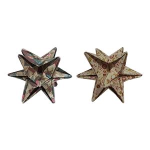 ستاره تزیینی مدل اریگامی space مجموعه 2 عددی space origami ornamental star pack of 2
