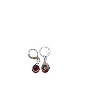 گوشواره آویز سیلور طرح آشک کد ۱۶۱۰۰۰۳