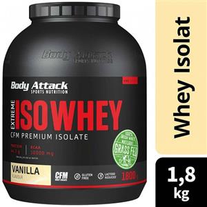 اکستریم وی ایزوله بادی اتک 1.8 کیلو BODY ATTACK EXTREME ISO WHEY 8kg 