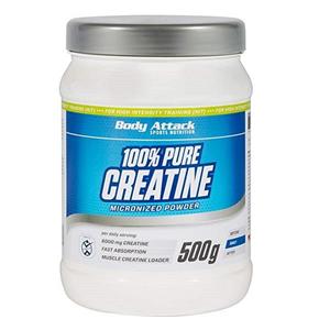 مکمل کراتین 100 درصد خالص ۵۰۰ گرم بادی اتک 100% BODY ATTACK PURE CREATINE 500 gr 