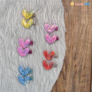 گیره مو قلبی 1 جفت