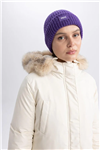 کلاه بافتنی زمستانه زنانه و دخترانه اورجینال دفکتو (Defacto) ترکیه (بنفش – 02)
