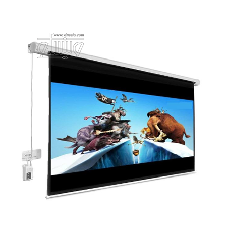 Scope Motorized Projector Screen Electric 200 x 200