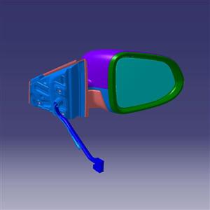 آینه بغل راست آریزو ۶ پرو