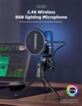 میکروفون وایرلس Yanmai با نورپردازی RGB مدل Sf-777W